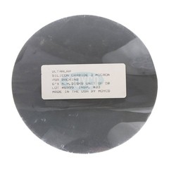 MOYCO ULTRALAP 3-MIC SILICON CARBIDE DISC W/ PRESSURE SENSITIVE ADHESIVE BACKING