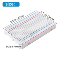 DEYUE breadboard Set Prototype Board – 6 PCS 400 Pin Solderless Kit…