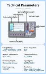 2 Axis 3 Axis Digital Readout Display DRO Linear Scale Encoder 5um Mill Lathe