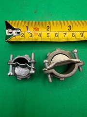 Lot of Carlon 1/2 in Conduit Clamps & Electrical Fittings RE
