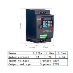 220V 380V 1.5KW 2.2KW 5.5KW VFD Variable Frequency Drive Inverter Converter