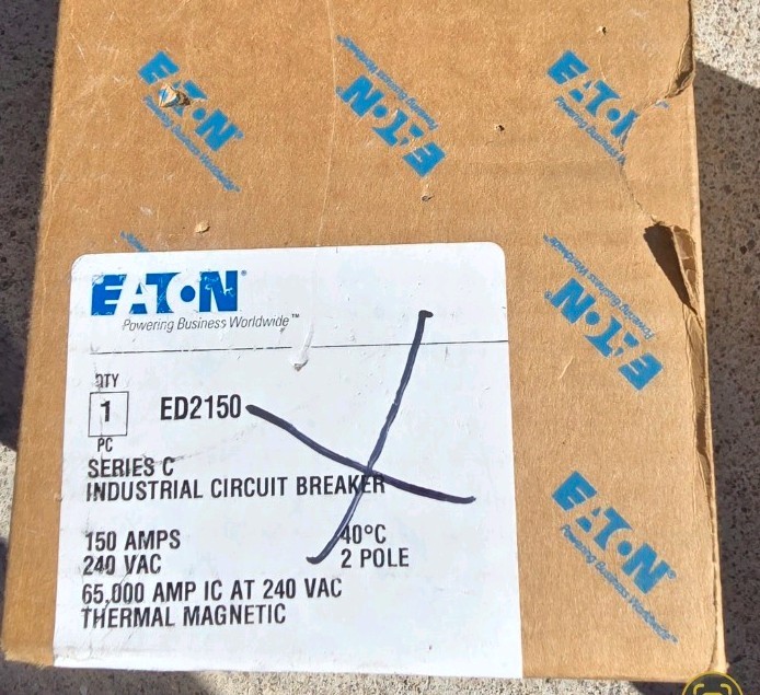 Eaton Series C Industrial Circuit Breaker, Part Number ED2150