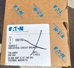 Eaton Series C Industrial Circuit Breaker, Part Number ED2150