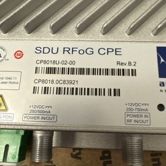 Aurora RFOG SDU 1g To 10G PON with power pack and power inserter
