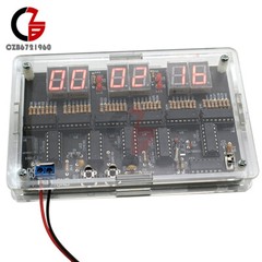 Digital Circuit Clock DIY Electronic Kit Electronic Clock Teaching Kit With Case