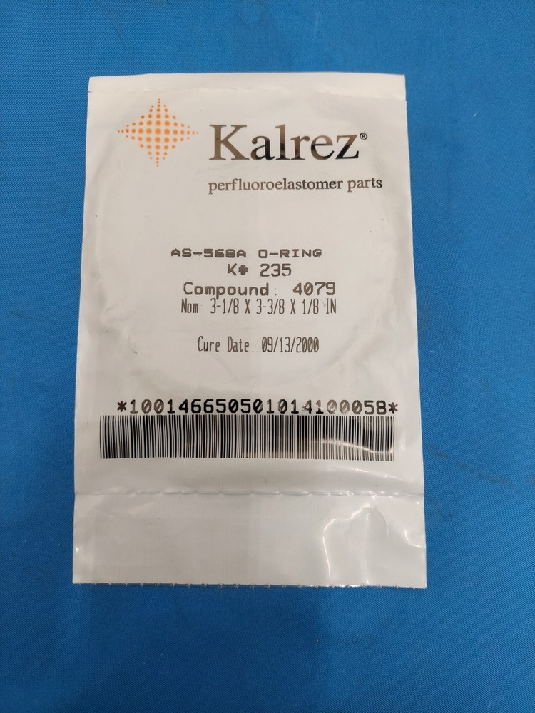 KALREZ AS-568A O-RING K# 235, COMPOUND: 4079,Nom 3-1/8×3-3/8×1/8 in