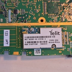 Industrial Control PCB Assembly w/ Telit G24 GSM Module & u-blox TIM-SH-0-004