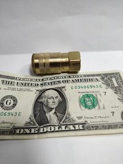 LOT OF 6 NEW PARKER B23E BRASS COUPLER 3/8″ NPTF