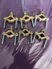 6ea. 10 to 2 AWG 1/2 – 3/4 1 Inch Threaded Grounding Pipe Clamp