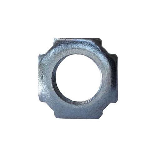 L.H. Dottie LN38, 3/8″, Zinc Plated Steel, Square, Rigid Conduit Locknut, 1pc