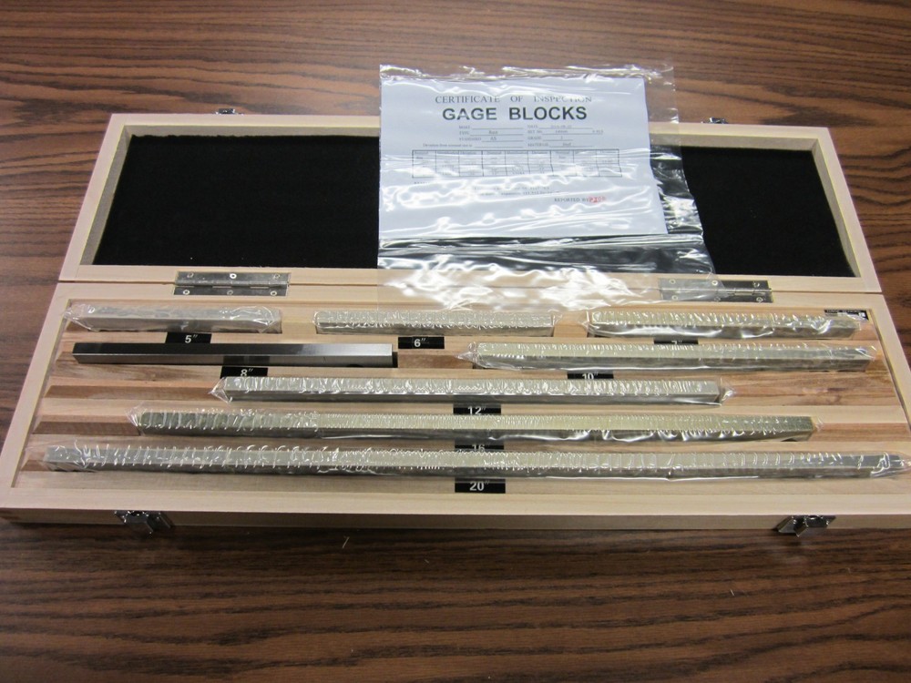 8 PCS/SET Large Sizes Precision Gage Block Set, GRADE AS-2–new