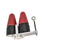 Hubbell IS200FT Loadbreak Connector 15kV 25/28kV 200A Feed-Thru Red Black