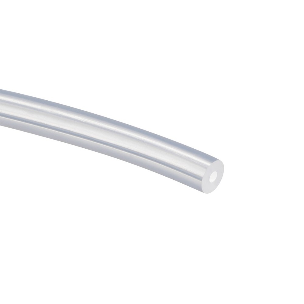Silicone Tube 1.6mm ID x 4.8mm OD 3.28ft 1m Flexible Silicon Rubber Transparent