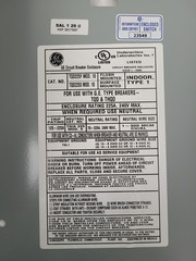 TQD225S GE 225 Amp Enclosure 240V Indoor Type 1 – Next Day Option – NEW