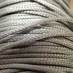 25ft 1/8″ EXPANDABLE WIRE BRAID SLEEVE FLEXIBLE ROUND TIN PLATED COPPER MIL-SPEC