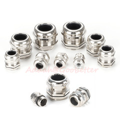 IP68 Cable Gland Waterproof Brass Nickel-plated Compression M6 – M120 PG7 – PG63