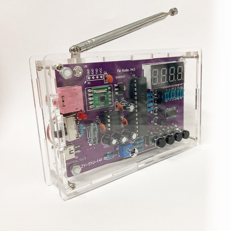 DIY FM Radio Electronic Kit Parts Frequency 87-108MHz Practice Solder RDA5807S
