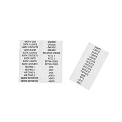 Klein Tools Wire Markers Household Electric Panel Labels with Directory 56255