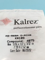 KALREZ AS-568A O-RING K#109, COMPOUND: 4079, AS-568A-109, 2-109, 136931