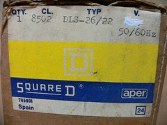 Square D Class 8502 Type Dls26.22 Contactor 8502-Dls26.22