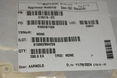 Lot 200 Beige Plastic Housing Covers PN 318379-03 318379-6 New Bulk