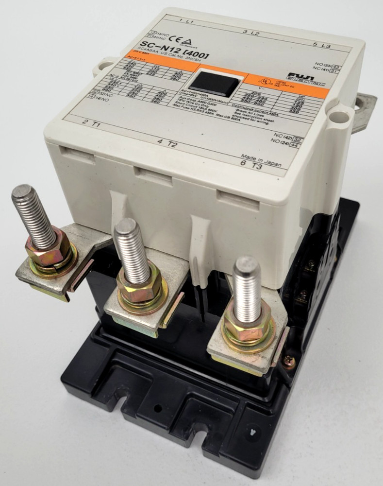 SC-N12 (400) Fuji Electric Contactor 200-250VAC/200-240VDC Coil 3NC5H