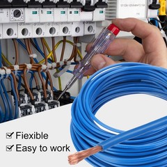 50 Feet Electrical Wire Insulated Stranded Copper 14 AWG Hook Up Wire Cable,Blue