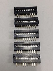 IDC Connector 2.54mm pitch 20 pins Ribbon Connectors 20 PIN 5set male