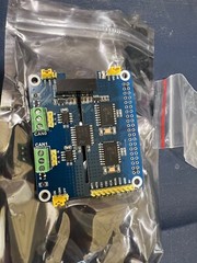 2 Channel Isolated CAN Expansion HAT MCP2515 SN65HVD230 Onboard Circuit