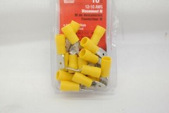 Lot of 2 Gardner Bender 20-145M 12-10 AWG Yellow Male Disconnect 16ct each TF