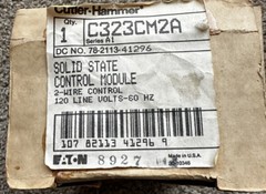 Cutler Hammer C323CM2A Freedom Series Control Relay Module 120V Coil