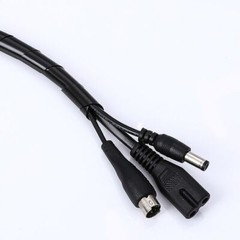 10m Spiral Wrap Cable Tidy Leads Binding/ PC TV Home Cinema Wire Management CCTV