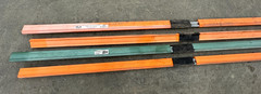 DUCT-O-WIRE FE-758-2 CONDUCTOR BAR ASSEMBLY OAL-12 FT. SECTIONS (LOT OF 4)