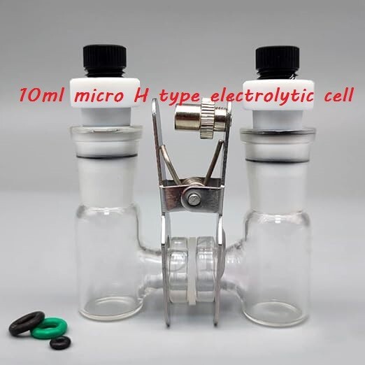 10-10ml Exchangeable membrane H-type electrolytic cell CH2010 2-electrode system