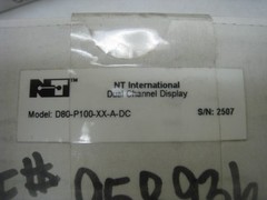 Lot of 5, NT International D80-P100-XX-A-DC New dual channel display