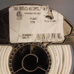 Barron #555060423 – 18/6 NS CMP CL2P Plenum-Rated Thermostat Wire 250ft Roll