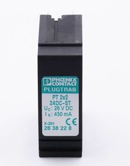 Phoenix Contact PT2X2-24DC-ST 2838228 28VDC 450mA Connector -Unused-