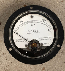 Honeywell Model HS3Z 0-200 DC Volt Meter Dial Gauge