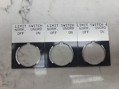 8 Pack Allen Bradley 30mm Push Button Legend Plate ON OFF *New See Pictures