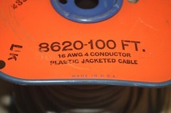 50FT Belden 8620 4 Conductor 16 Gauge Unshielded Cable 25 Foot Length 4C 16AWG