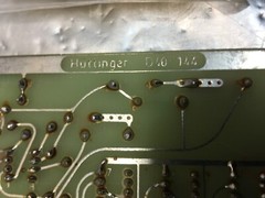 Huttinger D40-1471 PCB Integrator Threshold Switch, PCB, 188768