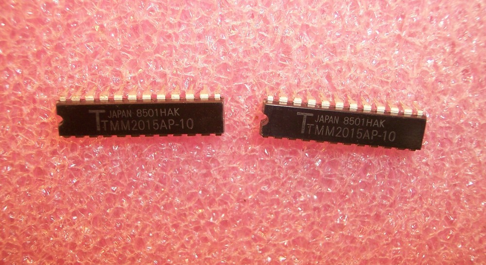 QTY (15) TMM2015AP-10 TOSHIBA 24 PIN DIP 2Kx8 SRAM NOS 1 TUBE