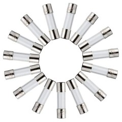 12 Values 120 pcs Slow Blow Glass Fuses Assortment Kit 5x20mm 250V T0.5A 1A 1.25