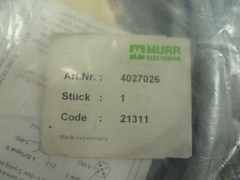 Murr Elektronik 27026 M12 Cable Connector For D Box 4 Way 5-Pole 300VAC 22AWG