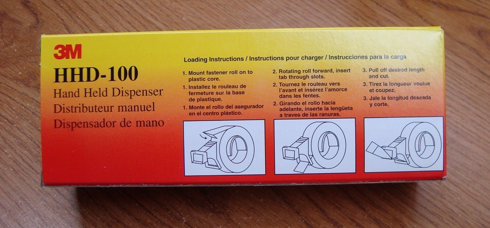 3M HHD100 HAND HELD DISPENSER FOR HOOK & LOOP TIES