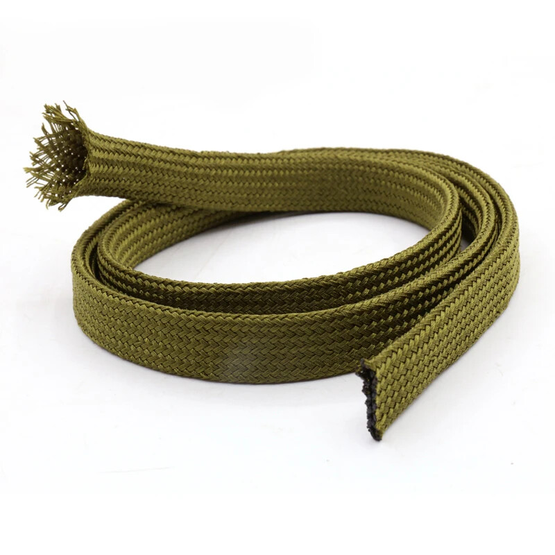 5meter Soft Cotton Nylon Sleeve Wire Cable Protecting Safety Braided Nets 8mm