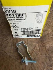 Caddy CD1B Box of 137 Conduit Hanger w/ Bolt Attached For 3/4″ EMT or Rigid