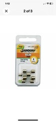 Jandorf AGW 4 amps Fast Acting 32 Volt Fuses 4 pk 1/4”x7/8” Glass #60647