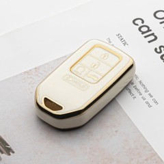 Smart Key Fob Cover Compatible with 2015-2022 Honda Accord Civic CRV CR-Z Fit In