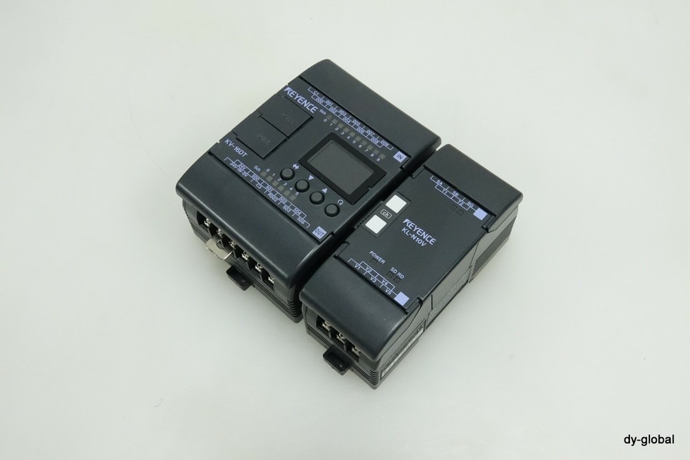 KEYENCE Used Base Unit, DC Type KV-16DT KL-N10V KL Link Adapter ELEC-I-606=7C43